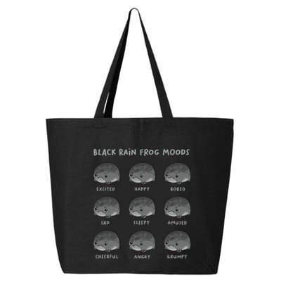 Black Rain Frog Moods Grumpy Black Desert Rain Frog 25L Jumbo Tote