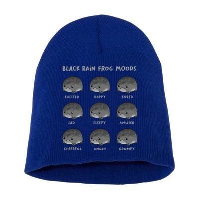 Black Rain Frog Moods Grumpy Black Desert Rain Frog Short Acrylic Beanie