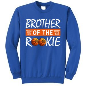 Basketball Rookie First Birthday Brother Family Matching Cute Gift Sweatshirt