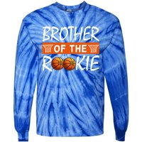 Basketball Rookie First Birthday Brother Family Matching Cute Gift Tie-Dye Long Sleeve Shirt