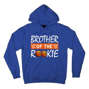 Basketball Rookie First Birthday Brother Family Matching Cute Gift Tall Hoodie