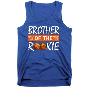 Basketball Rookie First Birthday Brother Family Matching Cute Gift Tank Top