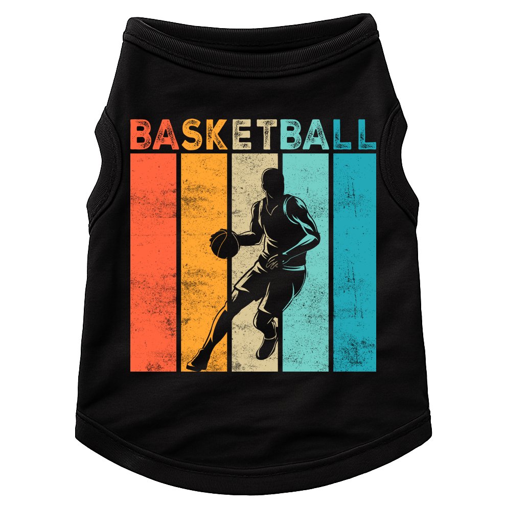 Basketball Retro For Basketball Team Sport Bball Doggie Tank