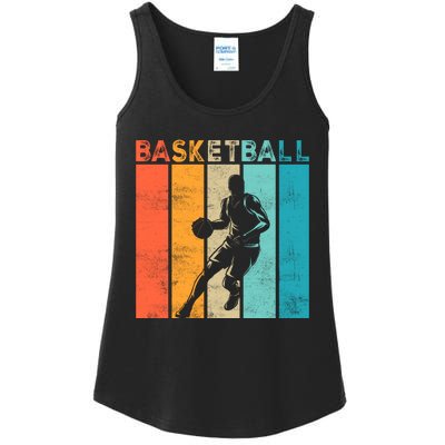 Basketball Retro For Basketball Team Sport Bball Ladies Essential Tank