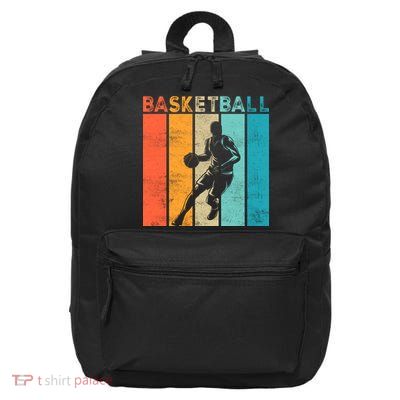 Basketball Retro For Basketball Team Sport Bball 16 in Basic Backpack