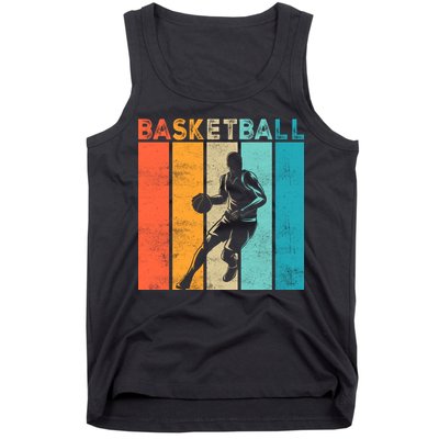 Basketball Retro For Basketball Team Sport Bball Tank Top
