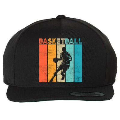 Basketball Retro For Basketball Team Sport Bball Wool Snapback Cap