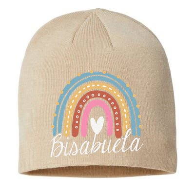 Bisabuela Rainbow For Funny Grandma Christmas Mothers Day Sustainable Beanie