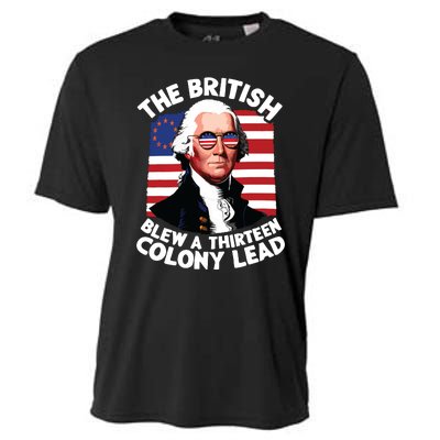 Betsy Ross Flag The British Blew A 13 Colony Lead Cooling Performance Crew T-Shirt