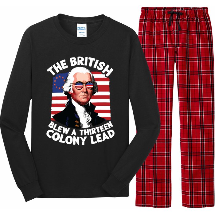 Betsy Ross Flag The British Blew A 13 Colony Lead Long Sleeve Pajama Set