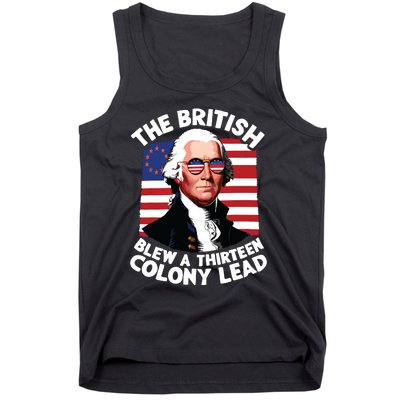 Betsy Ross Flag The British Blew A 13 Colony Lead Tank Top