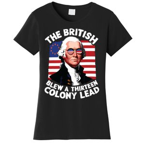 Betsy Ross Flag The British Blew A 13 Colony Lead Women's T-Shirt