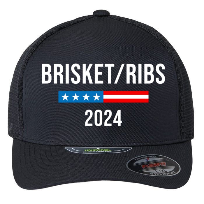 Brisket Ribs Funny Brisket Ribs 2024 Flexfit Unipanel Trucker Cap