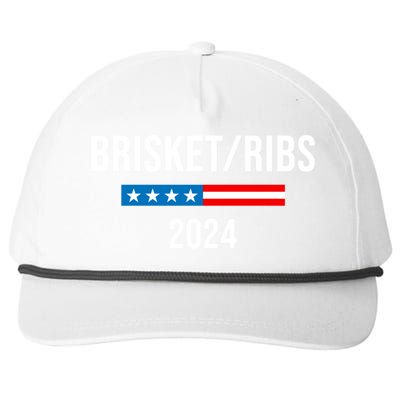 Brisket Ribs Funny Brisket Ribs 2024 Snapback Five-Panel Rope Hat