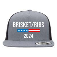 Brisket Ribs Funny Brisket Ribs 2024 Flat Bill Trucker Hat