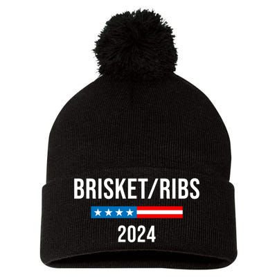 Brisket Ribs Funny Brisket Ribs 2024 Pom Pom 12in Knit Beanie