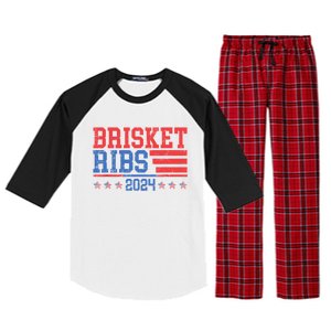 Brisket Ribs Funny Brisket Ribs 2024 Raglan Sleeve Pajama Set