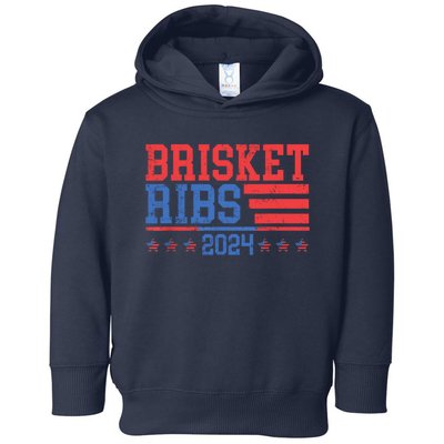 Brisket Ribs Funny Brisket Ribs 2024 Toddler Hoodie