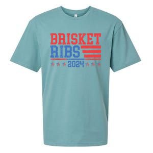 Brisket Ribs Funny Brisket Ribs 2024 Sueded Cloud Jersey T-Shirt