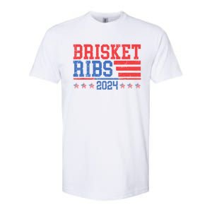 Brisket Ribs Funny Brisket Ribs 2024 Softstyle CVC T-Shirt