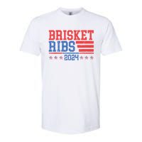 Brisket Ribs Funny Brisket Ribs 2024 Softstyle CVC T-Shirt