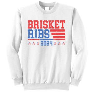 Brisket Ribs Funny Brisket Ribs 2024 Sweatshirt