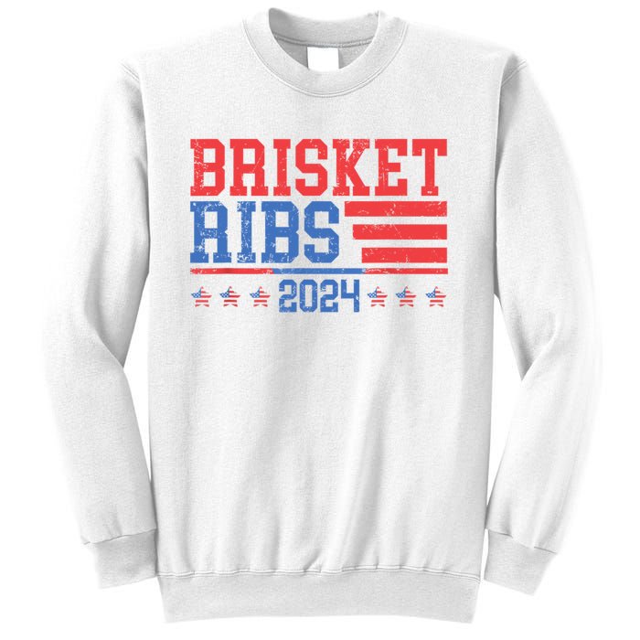 Brisket Ribs Funny Brisket Ribs 2024 Sweatshirt