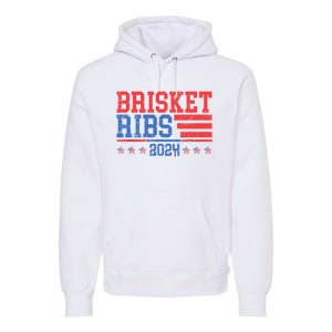 Brisket Ribs Funny Brisket Ribs 2024 Premium Hoodie