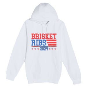 Brisket Ribs Funny Brisket Ribs 2024 Premium Pullover Hoodie