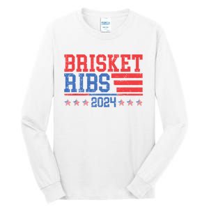 Brisket Ribs Funny Brisket Ribs 2024 Tall Long Sleeve T-Shirt