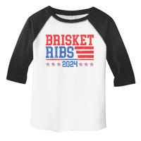 Brisket Ribs Funny Brisket Ribs 2024 Toddler Fine Jersey T-Shirt