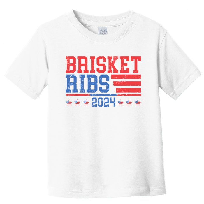 Brisket Ribs Funny Brisket Ribs 2024 Toddler T-Shirt