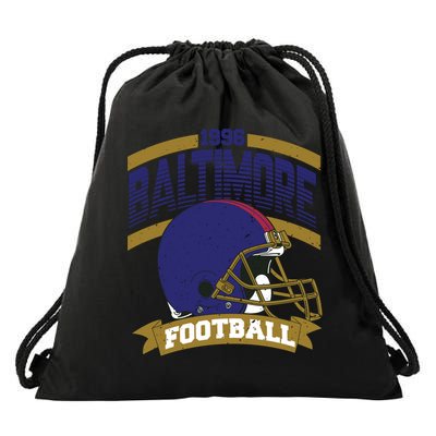 Baltimore Raven Football Team Supporter Drawstring Bag