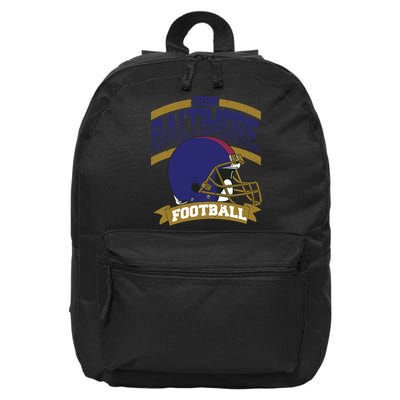 Baltimore Raven Football Team Supporter 16 in Basic Backpack
