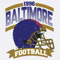 Baltimore Raven Football Team Supporter Button