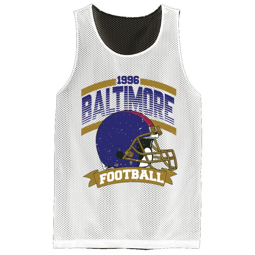 Baltimore Raven Football Team Supporter Mesh Reversible Basketball Jersey Tank