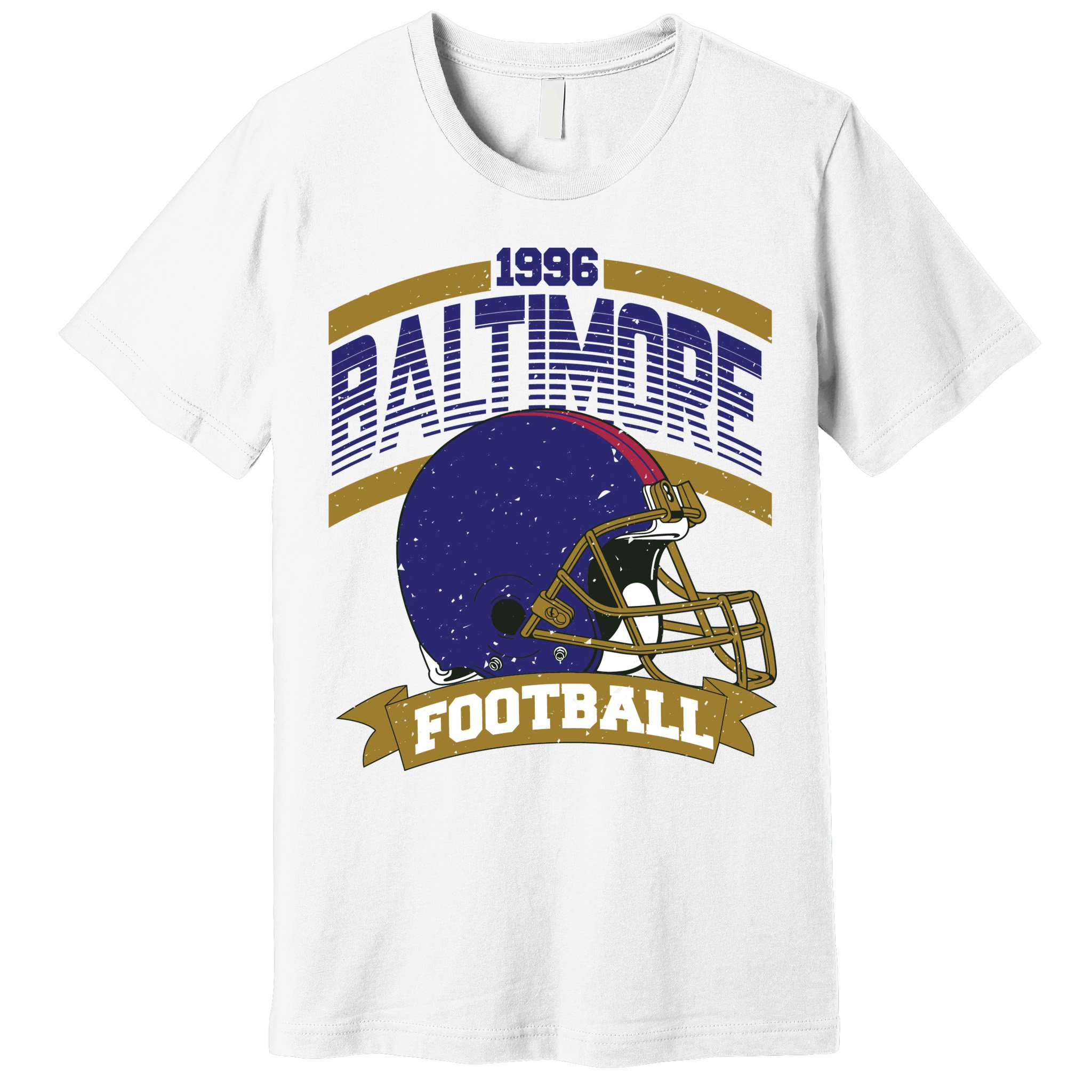 Baltimore Raven Football Team Supporter Premium T-Shirt