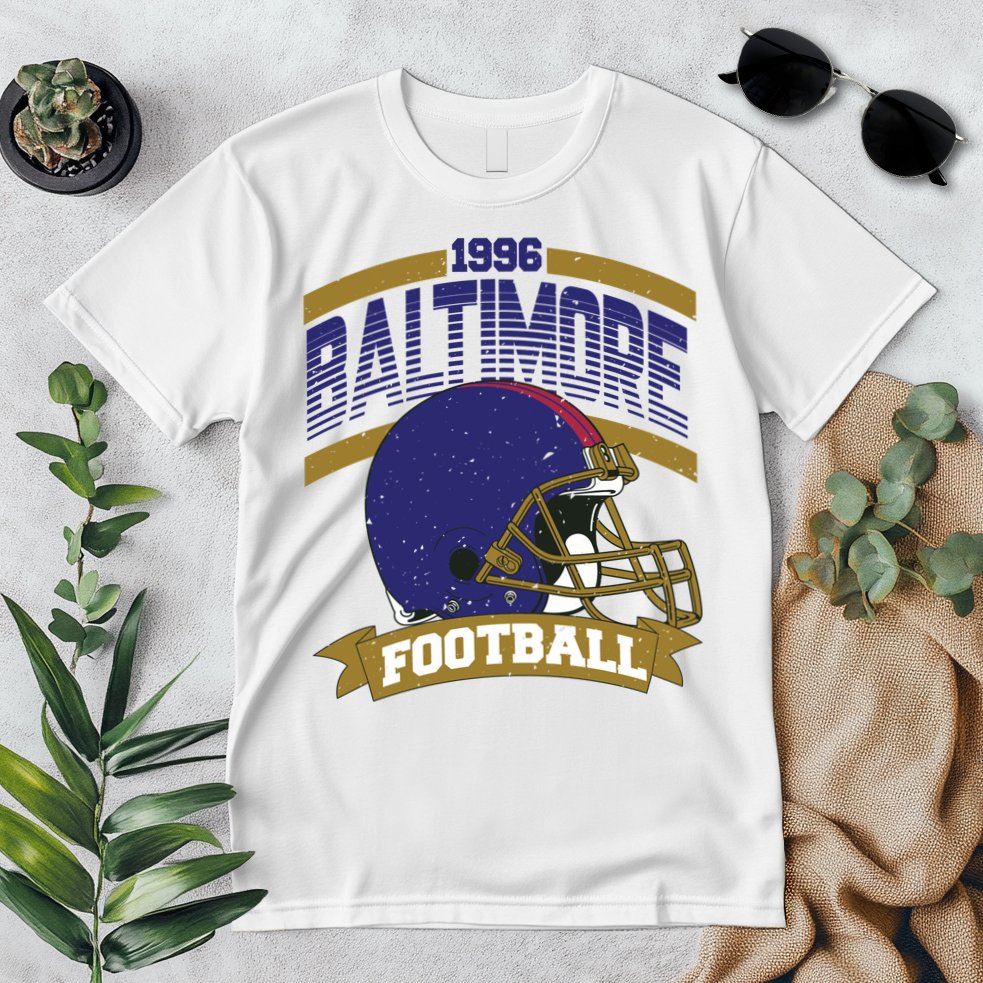Baltimore Raven Football Team Supporter Premium T-Shirt