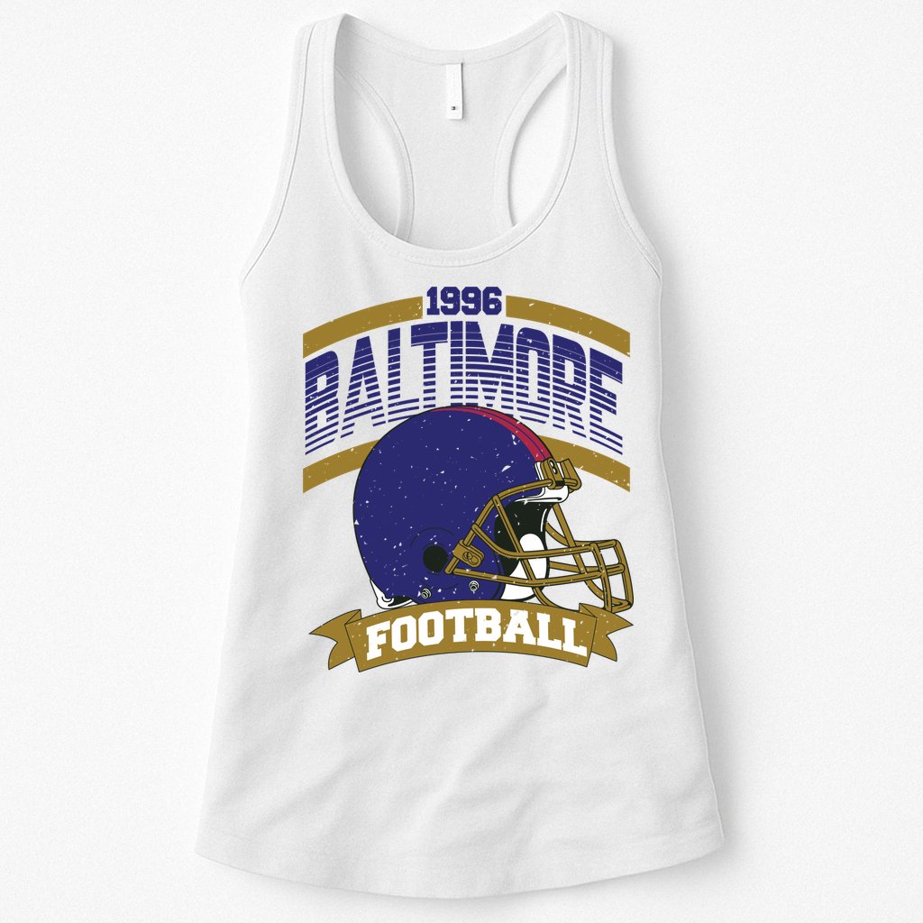 Baltimore Raven Football Team Supporter Womens Tank Top