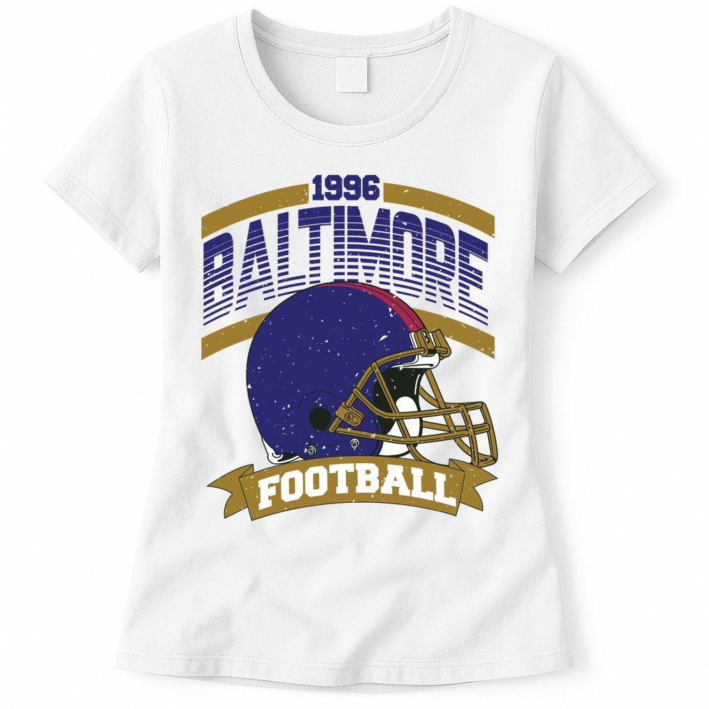 Baltimore Raven Football Team Supporter Womens T-Shirt