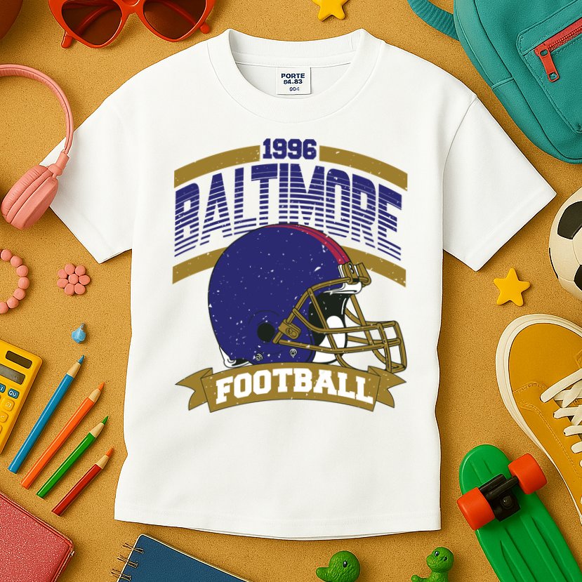 Baltimore Raven Football Team Supporter Kids T-Shirt
