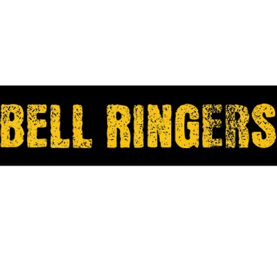 Bell Ringers Funny Handbell With Angry Face Bumper Sticker