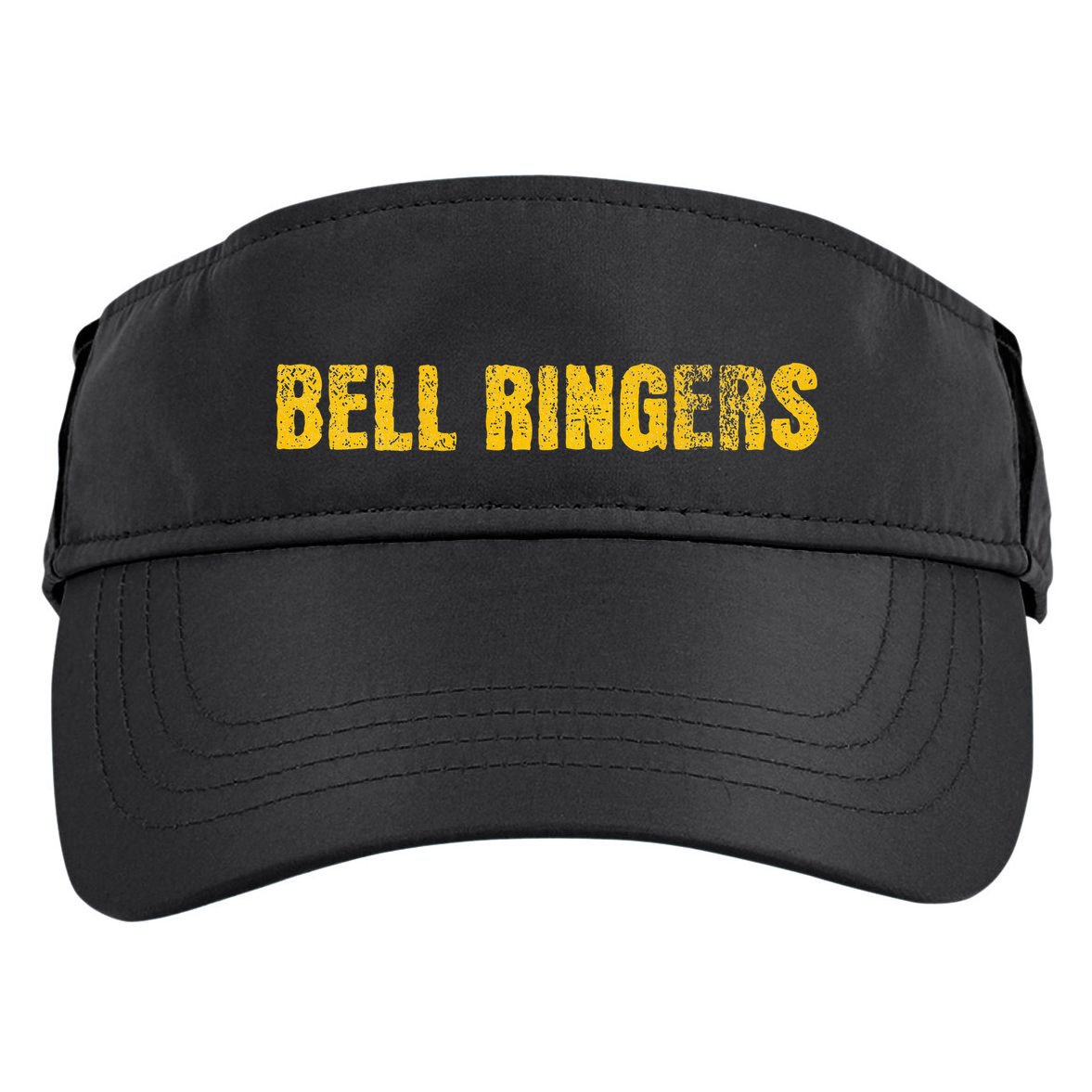 Bell Ringers Funny Handbell With Angry Face Adult Drive Performance Visor