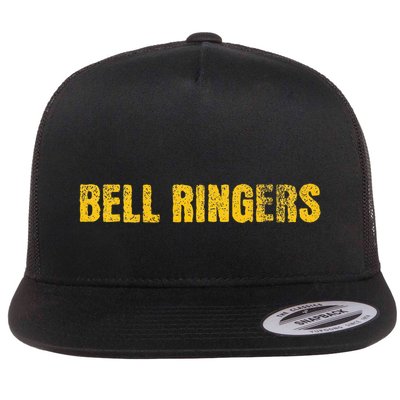 Bell Ringers Funny Handbell With Angry Face Flatbill Hat