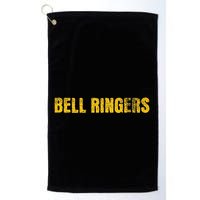 Bell Ringers Funny Handbell With Angry Face Golf Towel