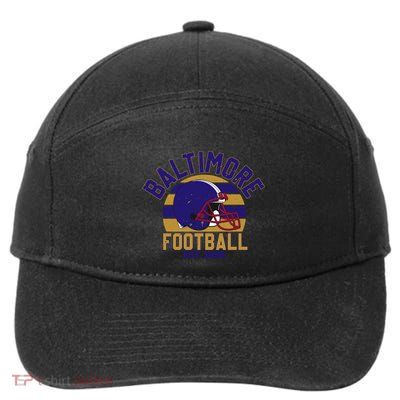 Baltimore Raven Football Est 1996 Team Supporter 7-Panel Snapback Hat