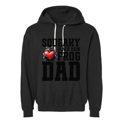 Black Rain Frog Dad Terrarium Enclosure Hide Rain Frog Garment-Dyed Fleece Hoodie