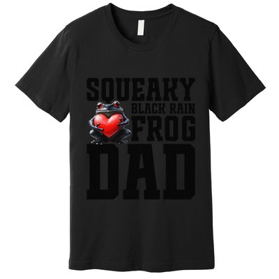 Black Rain Frog Dad Terrarium Enclosure Hide Rain Frog Premium T-Shirt