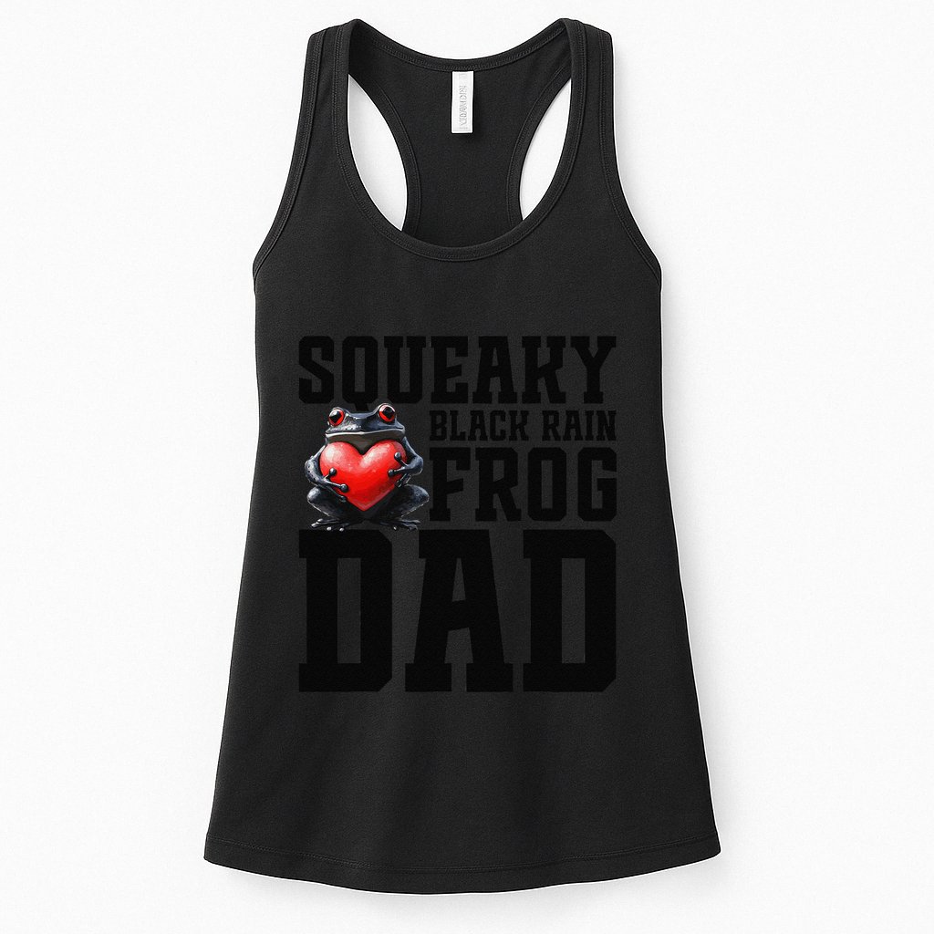 Black Rain Frog Dad Terrarium Enclosure Hide Rain Frog Womens Tank Top