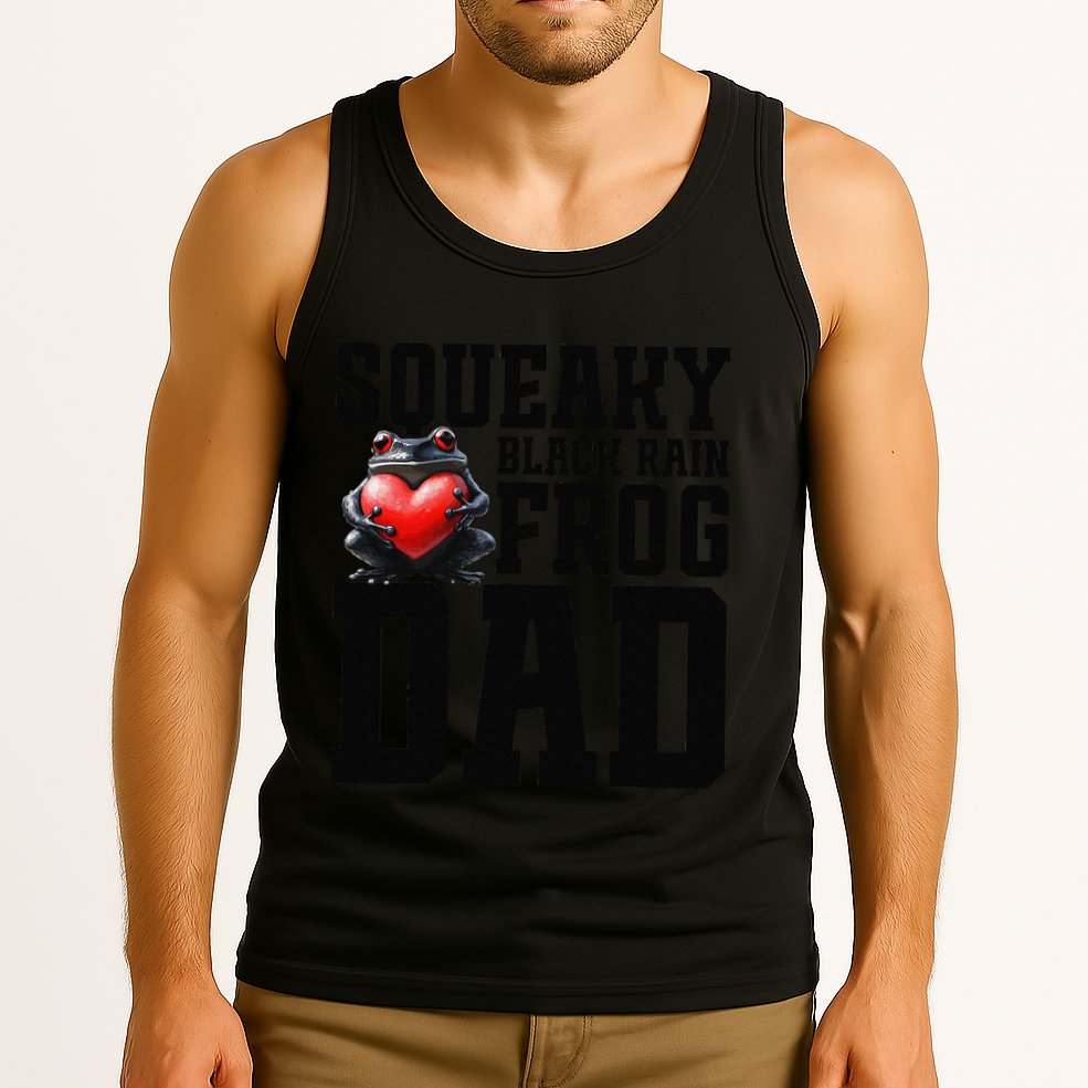 Black Rain Frog Dad Terrarium Enclosure Hide Rain Frog Tank Top